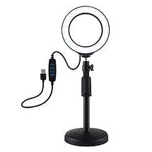 Кільцеве світло зі стійкою Puluz PU391 Ring Light 12см (8W), фото 3