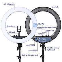 Кільцеве світло Visico RL-18II AC Ring Light (55W), фото 6