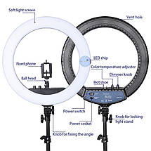 Кільцеве світло Visico RL-18II AC Ring Light (55W), фото 3