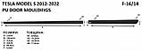Молдинги на двері для Tesla Model S 2012+, lift 2021+, фото 5