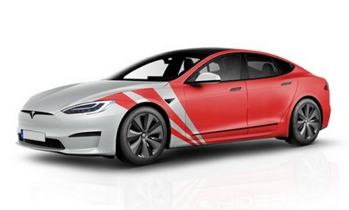 Молдинги на двері для Tesla Model S 2012+, lift 2021+