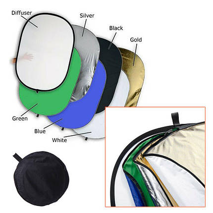 Овальний відбивач Visico RD-025 7 в 1 (120х180см), фото 3