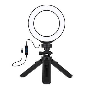 Кільцеве світло зі стійкою Puluz PKT3058 Ring Light 12см (8W)