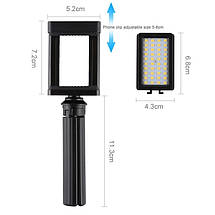 Слив зі світлом для смартфона Puluz PU462B, фото 4