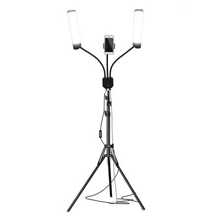 Світло для блогерів з стійкою Visico RK-39LS (60W), фото 1