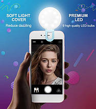 Світло для смартфона AccPro RK-17W white, фото 6