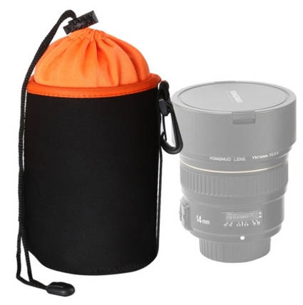 Чехол для об'єктива AccPro CA-1791E-M black/ornge, фото 1