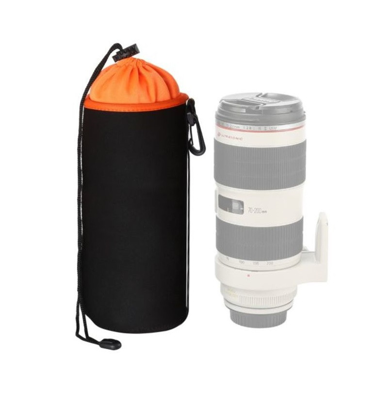 Чехол для об' єктива AccPro CA-1791E-XL black/orange