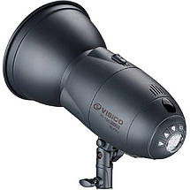 Студійний спалах Visico VL-150 Plus + рефлектор, фото 6