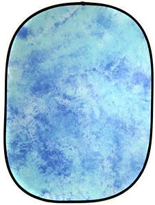 Тло в пружинній рамці Visico BP-028 W-025 (блакитний на розлучення) 150x200см
