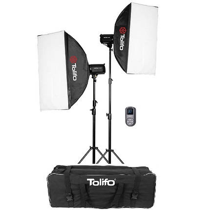 Набір постійного світла Tolifo EF-150W-2 Softbox Kit, фото 1
