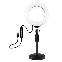 Кольцеве світло Puz PKT3047B RGB Ring Light 16см (12W), фото 3