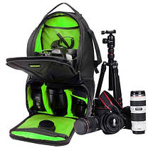 Рюкзак Indepman DCA-0781G black/green, фото 2