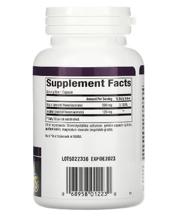 Natural Factors No Flush Niacin 500 mg 90 Caps, фото 2