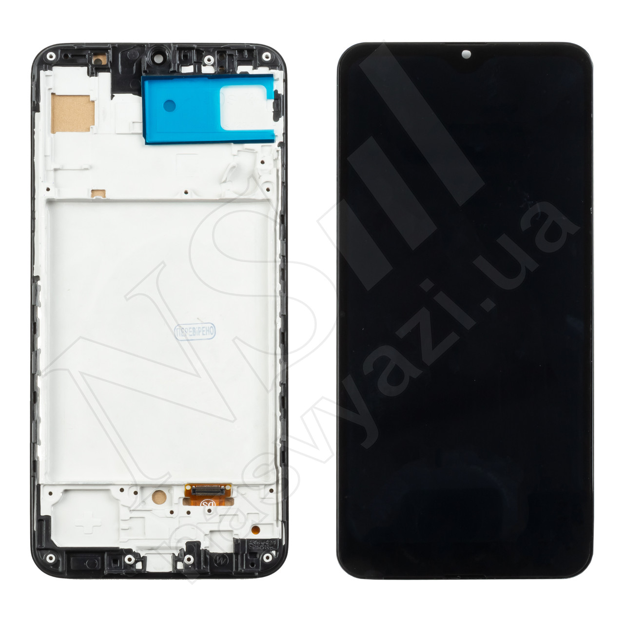 Дисплей SAMSUNG A307 Galaxy A30S (2019) (IPS) з чорним тачскрином та рамкою