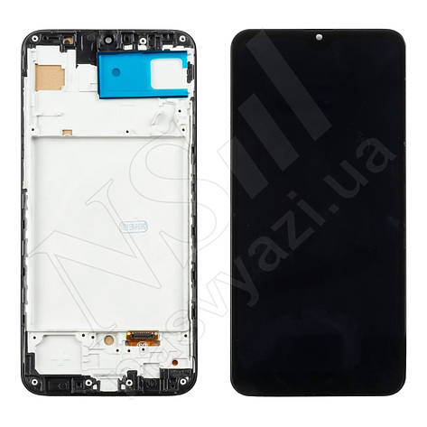 Дисплей SAMSUNG A307 Galaxy A30S (2019) (IPS) з чорним тачскрином та рамкою, фото 1