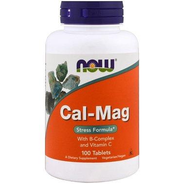 Вітамінно-мінеральний комплекс NOW Foods Cal-Mag Stress Formula 100 Tabs
