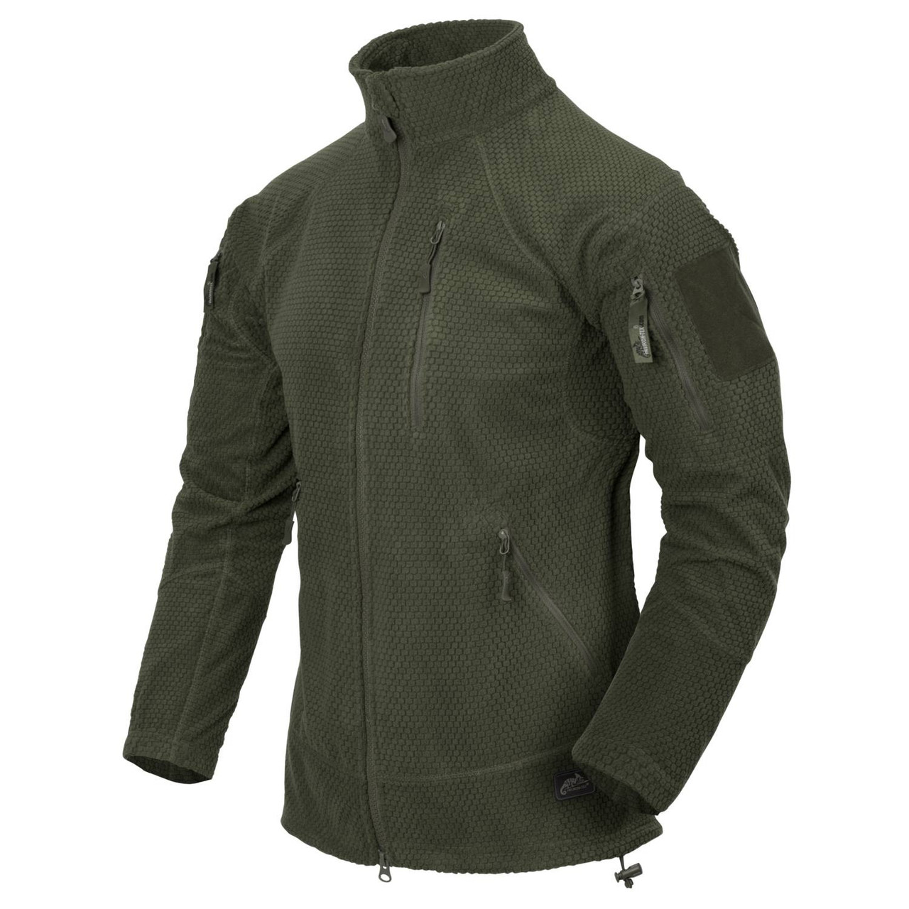 Куртка флісова Helikon-Tex® Alpha Tactic Jacket - Grid Fleece - Olive Green