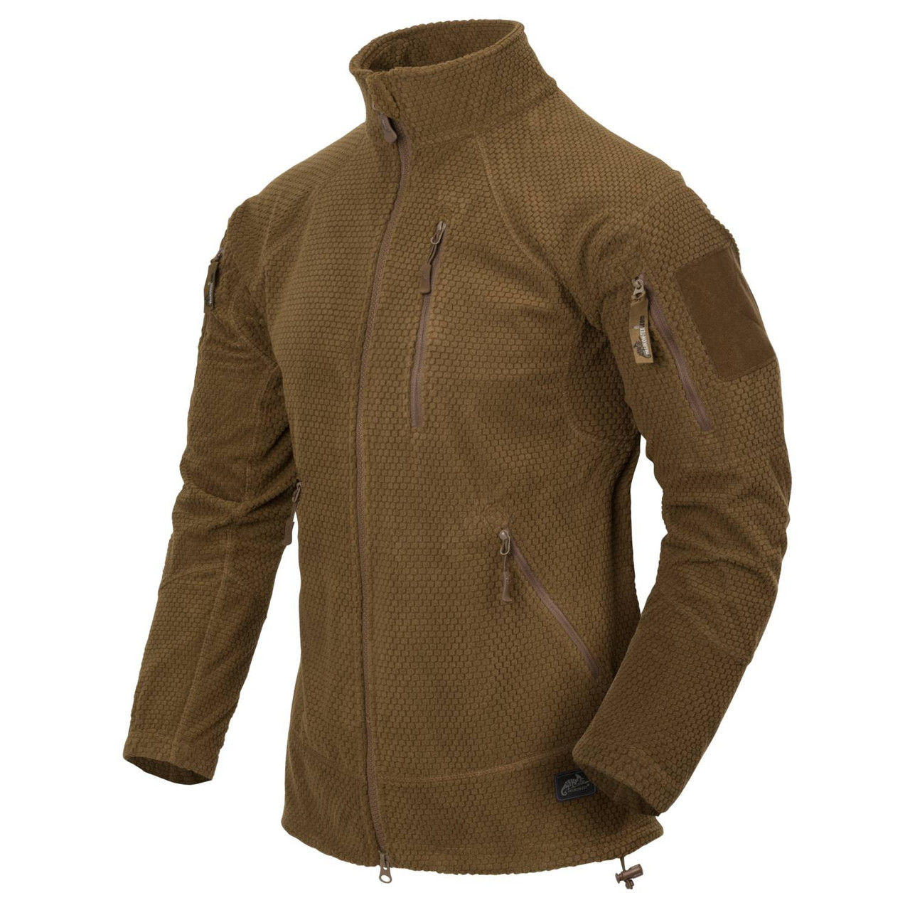 Куртка флісова Helikon-Tex® Alpha Tactic Jacket - Grid Fleece - Coyote