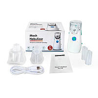 Компактний MESH-небулайзер Alphamed для дітей та астматиків. Портативний інгалятор, фото 4