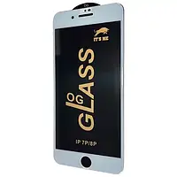 Защитное стекло Glass OG на айфон 6, 6s белое