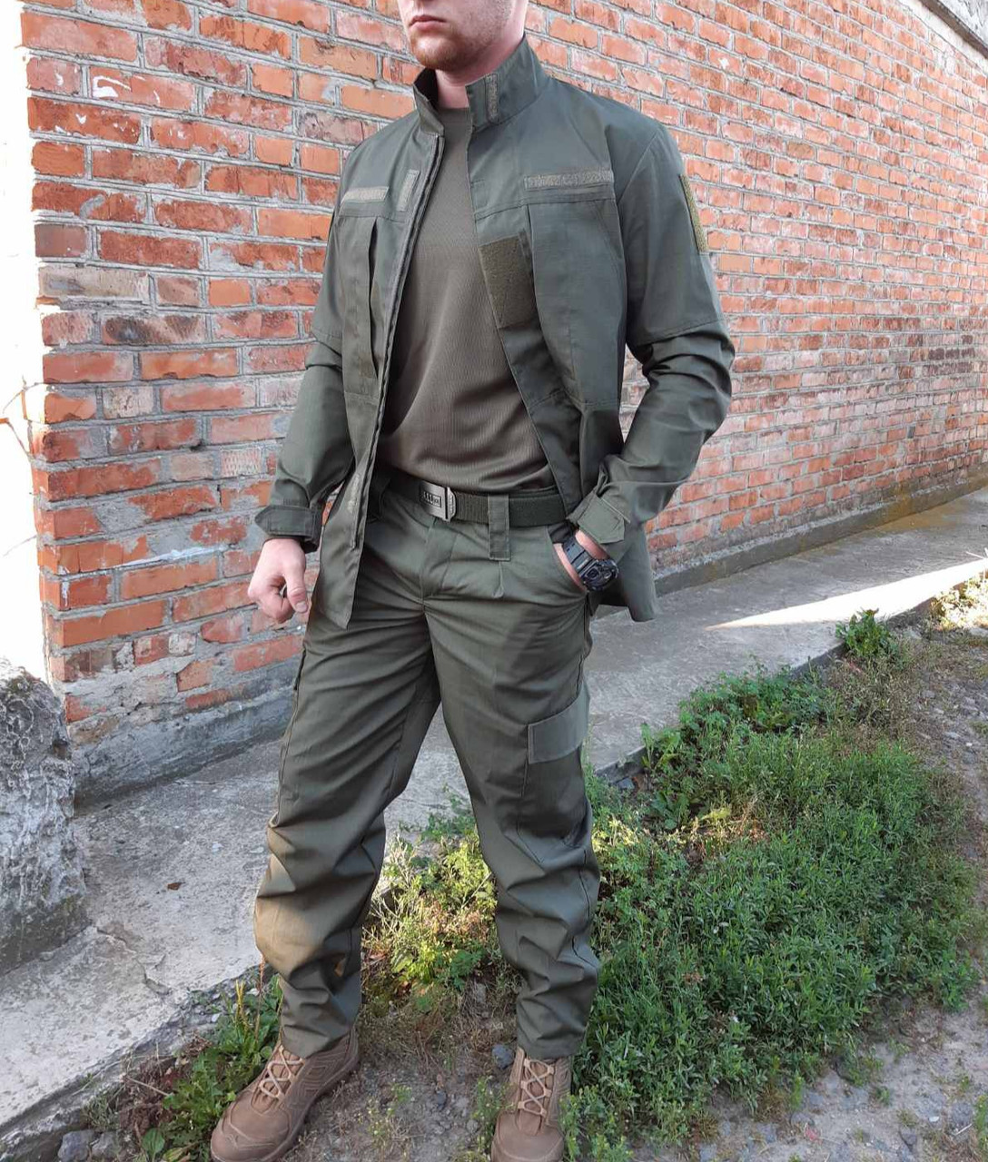 Форма тактична армійська Олівія для нац гвардії зелена для військових скляшка НГУ полева