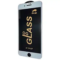 Захисне скло Glass OG на айфон 6 Plus, 6s Plus  біле