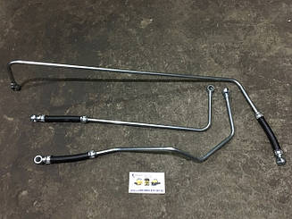 740.1104422/26/84 Трубка паливна низького тиску КАМАЗ у зборі (комплект 3 шт.)