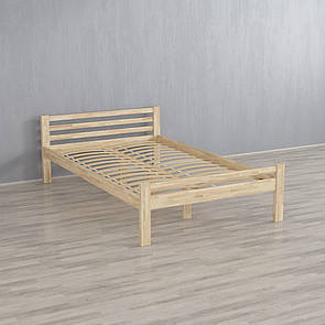 Полуторне Ліжко із соснової деревини