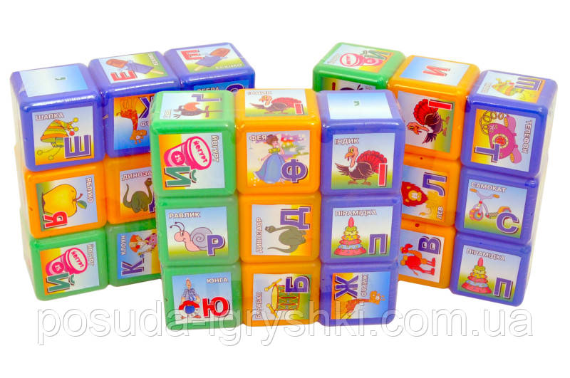 Кубики "Абетка" велика 06041 Mtoys, фото 1