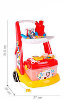 Набір дитячий  "Маленький лікар ТехноК", візок, валіза, 19 предм., в кор. 62*38*20см, ТМ Технок, Україна