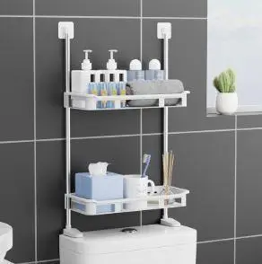 Полиця туалетна для зберігання 2-Storey toilet rack