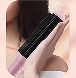 Гребінець випрямляч для волосся Fashion Hairdresser S9 Рожевий, фото 4