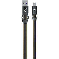 Кабель для зарядки телефону (планшета) Gelius Pro Flexible 2 GP-UC07m MicroUSB Black (12 міс)