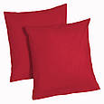 Чохол на подушку 45х45, декоративні наволочки на дивані подушки Червоний, фото 2
