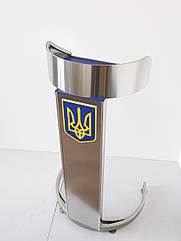 Трибуна "Наша Україна", нержавіюча сталь з гербом України