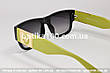 Сонцезахисні окуляри ДЛЯ ЗОРУ З ДІОПТРІЯМИ в стилі Versace. Чорно-оливкові, фото 2