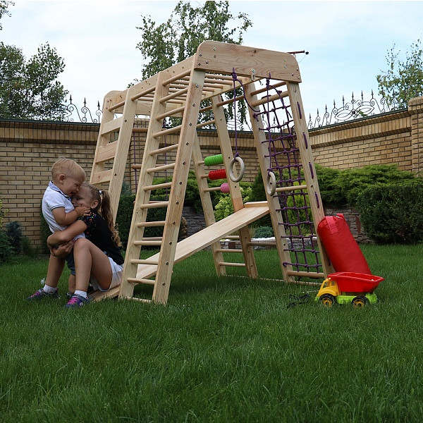 Спортивний комплекс вуличний дитячий SportBaby «Акварелька-outdoor»