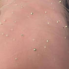 Сітка з перлами стрейч Рожевий світлий, фото 2