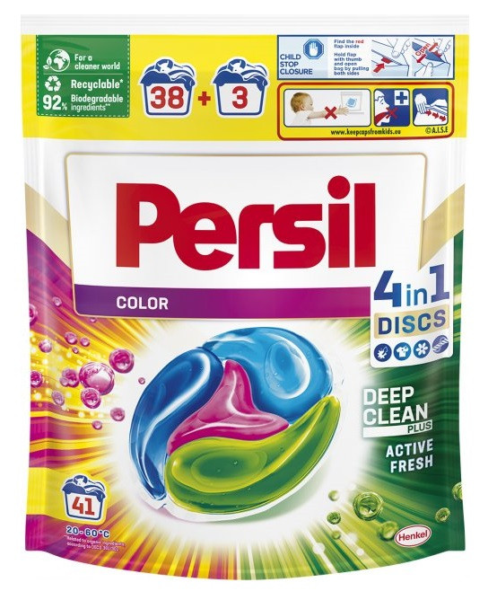 Капсулы для стирки 41 шт Persil Discs Caps Color, цена 450 грн — Prom ...