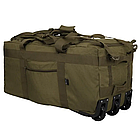 🔥 Сумка транспортна на коліщатках "Mil-tec Combat Duffle Bag with Wheel" (Койот), фото 4