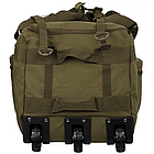 🔥 Сумка транспортна на коліщатках "Mil-tec Combat Duffle Bag with Wheel" (Койот), фото 8