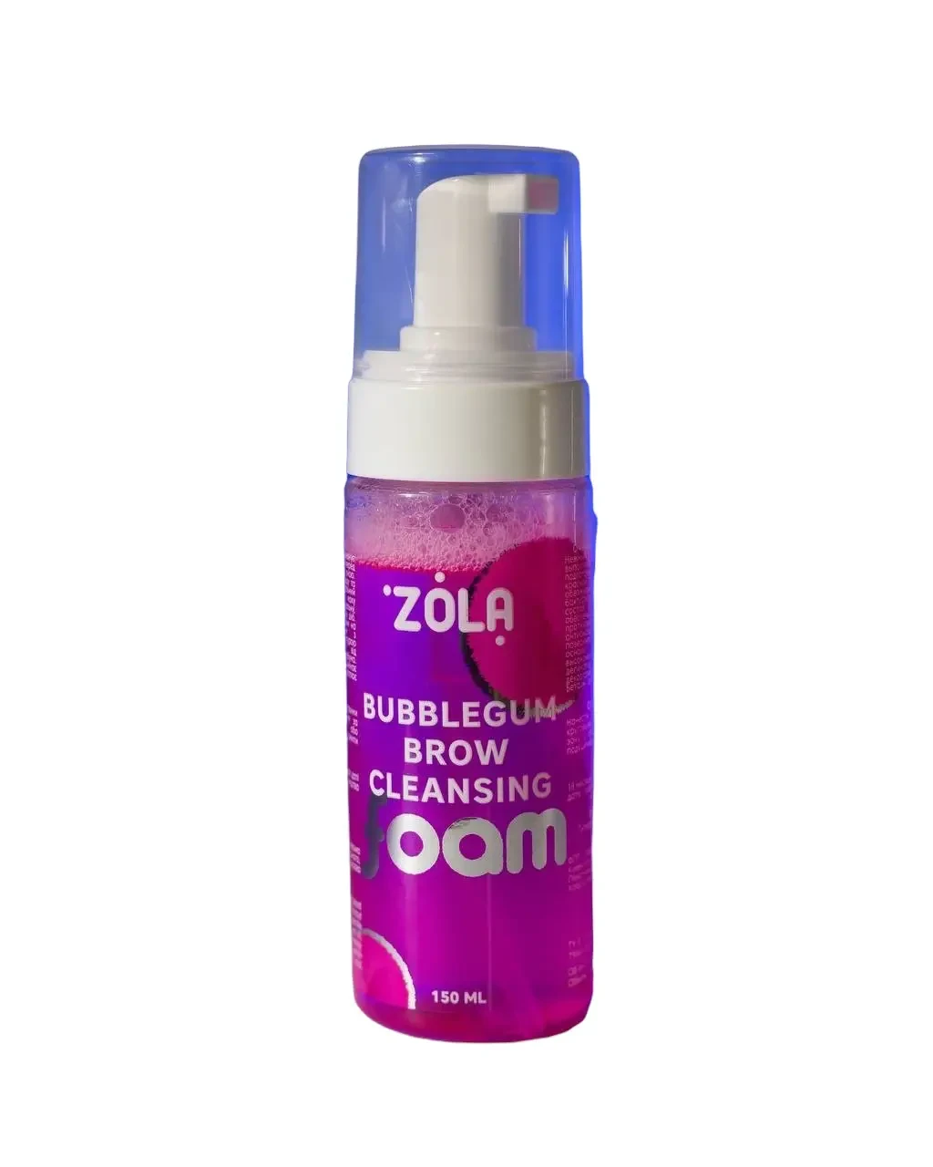 Купить ZOLA Пенка для бровей розовая, Bubblegum Brow Cleansing 150 мл ...