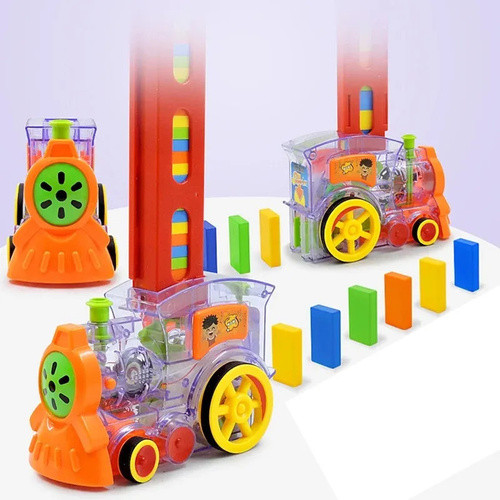 Електронний паровозик Доміно зі світловими та звуковими ефектами Domino Train