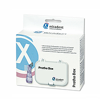 Контейнер для хранения протезов miradent Protho Box + щетка для очищения протезов (Германия)