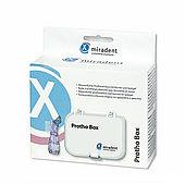 Контейнер для зберігання протезів miradent Protho Box + щітка для очищення протезів (Німеччина)