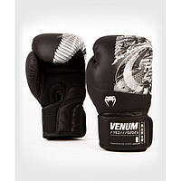 Перчатки Venum YKZ21 Boxing Gloves Black/Silver 12 ун