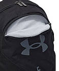 Рюкзак спортивний міський Under Armour Hustle Lite Backpack 24 л чорний (1364180-001), фото 5