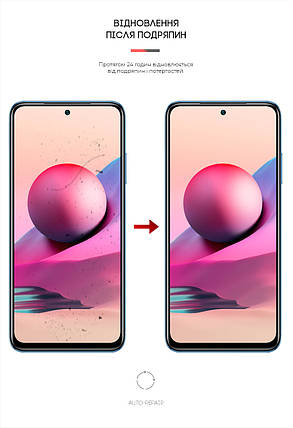 Гідрогелева плівка ArmorStandart Anti-Blue для Xiaomi Redmi Note 10s (ARM62766) прозора, фото 3