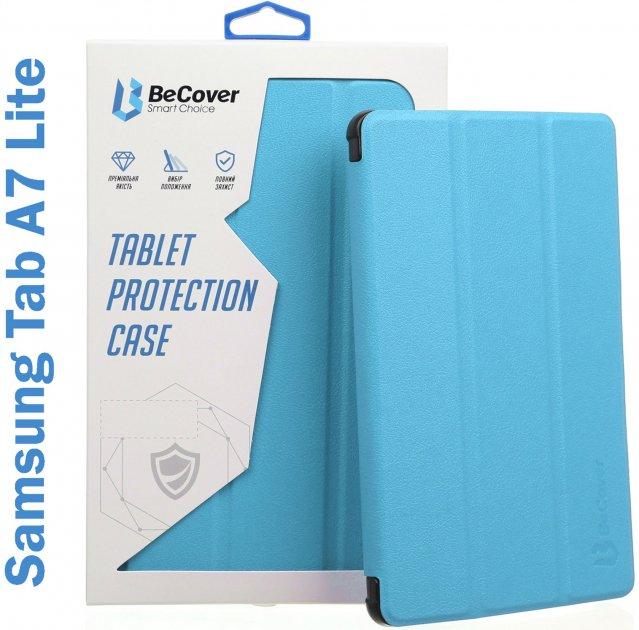 Чехол книжка PU BeCover Smart для Samsung Tab A7 Lite T220 T225 Blue (706458)